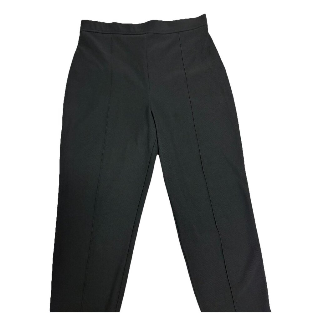 Bentley Black Stretch Women' 2X Travel Comfort Pants Pull On Elastic Waist - Picture 2 of 6